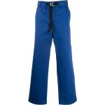 Pantalones casual azules de algodón rebajados informales con logo KENZO con cinturón para hombre 