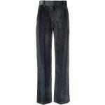 Pantalones azules de terciopelo de pana ancho W38 informales BRUNELLO CUCINELLI talla L para mujer 
