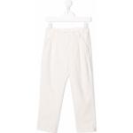Pantalones casual infantiles blancos de algodón rebajados informales Douuod 10 años 