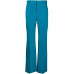Pantalones clásicos azules de poliester ancho W38 informales Balenciaga talla L para mujer 