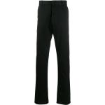 Pantalones clásicos negros de algodón ancho W44 informales Prada para hombre 