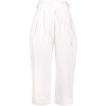 Pantalones cargo blancos de algodón rebajados informales Chloé See by Chloé talla L para mujer 