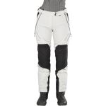 Pantalones grises de motociclismo impermeables acolchados para mujer 