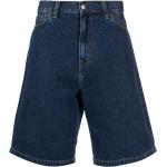 Jeans desgastados azules de algodón ancho W30 largo L36 con logo Carhartt Work In Progress para hombre 