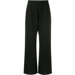 Pantalones negros de viscosa de lino rebajados talla L para mujer 