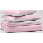 Fundas nórdicas rosa pastel de algodón Sweet Home 155x200 para 1 persona 