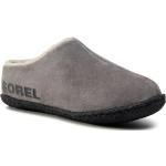 Zapatillas de casa grises de piel rebajadas de verano Sorel talla 35 para mujer 