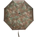 Paraguas marrones de poliester militares con logo MOSCHINO Talla Única para mujer 