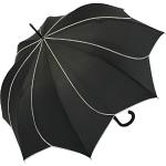 Paraguas negros de poliester floreados Pierre Cardin para mujer 