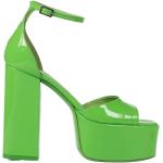 Sandalias verdes de sintético de tiras rebajadas Paris Texas talla 38 para mujer 
