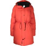 Abrigos naranja con capucha  rebajados manga larga acolchados talla 3XL para mujer 