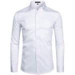 Camisas blancas de manga larga de otoño tallas grandes manga larga marineras con rayas talla 3XL para hombre 