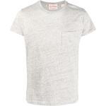 Camisetas grises de algodón de cuello redondo manga corta con cuello redondo LEVI´S para hombre 