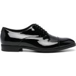 Zapatos negros de goma con cordones con cordones formales Armani Emporio Armani para hombre 