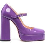Zapatos morados de goma con plataforma rebajados con logo Vivetta talla 37 para mujer 