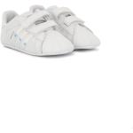 Calzado de calle blanco de piel acolchado adidas Superstar para bebé 