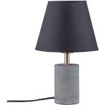Lámparas grises de metal de mesa rebajadas escandinavas Paulmann 