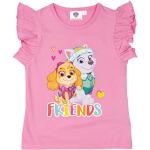 Paw Patrol - Camiseta para niña Skye & Everest – Friends – Camiseta de manga corta, color rosa, Rosa., 122 cm-128 cm