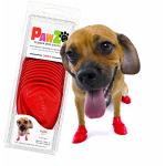 Botas rojas de goma para perros rebajadas 