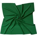 Fulares verdes de seda informales para mujer 