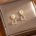 Ear cuffs de Diamantes para navidad hechas a mano para mujer 