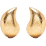 Pendientes dorados de madera de diseño metálico Monies Talla Única para mujer 