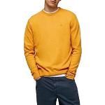 Ropa amarilla de algodón de invierno  rebajada cuello redondo con logo Pepe Jeans talla XL para hombre 