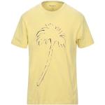 Camisetas amarillas de algodón de manga corta manga corta con cuello redondo con logo Pepe Jeans talla S para hombre 