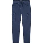Jeans cargo infantiles azules de algodón rebajados con logo Pepe Jeans de materiales sostenibles 