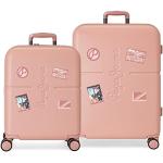 Set de maletas rosas con aislante térmico Pepe Jeans infantiles 