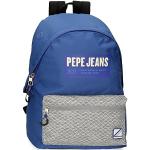 Mochilas escolares azules de poliester acolchadas Pepe Jeans infantiles 