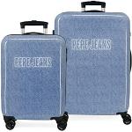 Set de maletas azules de goma de 70l con aislante térmico Pepe Jeans infantiles 
