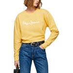 Cárdigans amarillos rebajados con cuello redondo Pepe Jeans talla XL de materiales sostenibles para mujer 