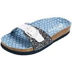 Sandalias planas azules de goma con tacón más de 9cm Pepe Jeans talla 41 para mujer 