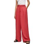 Pantalones rosas de lino de lino rebajados Pepe Jeans talla S para mujer 