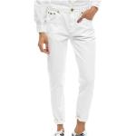 Jeans blancos de algodón de corte recto de verano Pepe Jeans para mujer 
