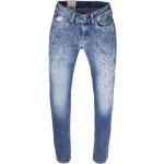 Jeans stretch azules de algodón ancho W25 largo L30 Pepe Jeans talla S para mujer 