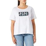 Camisetas estampada blancas Pepe Jeans talla M para mujer 
