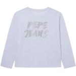 Camisetas blancas de algodón de manga larga infantiles Pepe Jeans 13/14 años de materiales sostenibles para niña 