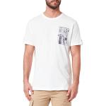 Camisetas estampada blancas de algodón con cuello redondo Pepe Jeans talla L para hombre 