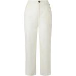 Pantalones blancos de viscosa de lino rebajados de verano informales Pepe Jeans talla XL para mujer 