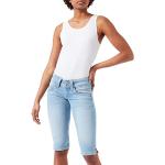 Pepe Jeans Venus Crop Pantalones Cortos, Azul (Denim-PC7), 30W para Mujer