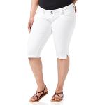 Pepe Jeans Venus Crop Shorts, Blanco (White), 31W para Mujer