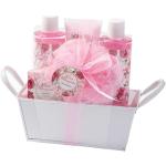 Pastillas de jabón rosas de rosa mosqueta en set de regalo de 200 ml textura en gel 
