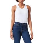 Petit Bateau Camiseta sin mangas para Mujer, Blanco Ecume, S