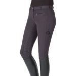 Pantalones grises de poliester de equitación Pfiff con pedrería talla 3XL para mujer 