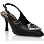 Zapatos negros de cuero de tacón Philipp Plein talla 38 para mujer 