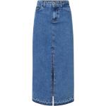Faldas rectas azules de algodón Tencel Philosophy di Lorenzo Serafini talla S para mujer 