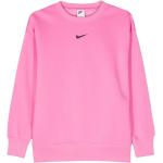 Jerséis rosas de poliester cuello redondo manga larga con cuello redondo con logo Nike talla XS para mujer 