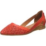 Zapatos rojos de piel de tacón acolchados Piazza talla 34,5 para mujer 